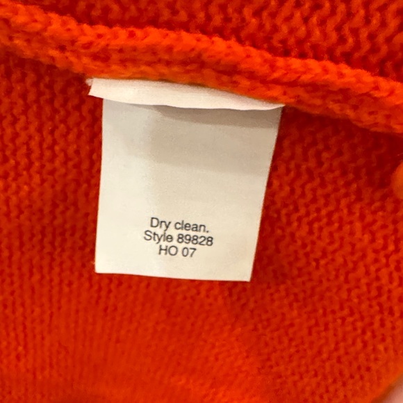J. Crew Vibrant Orange Women's Cardigan - Picture 3 of 3